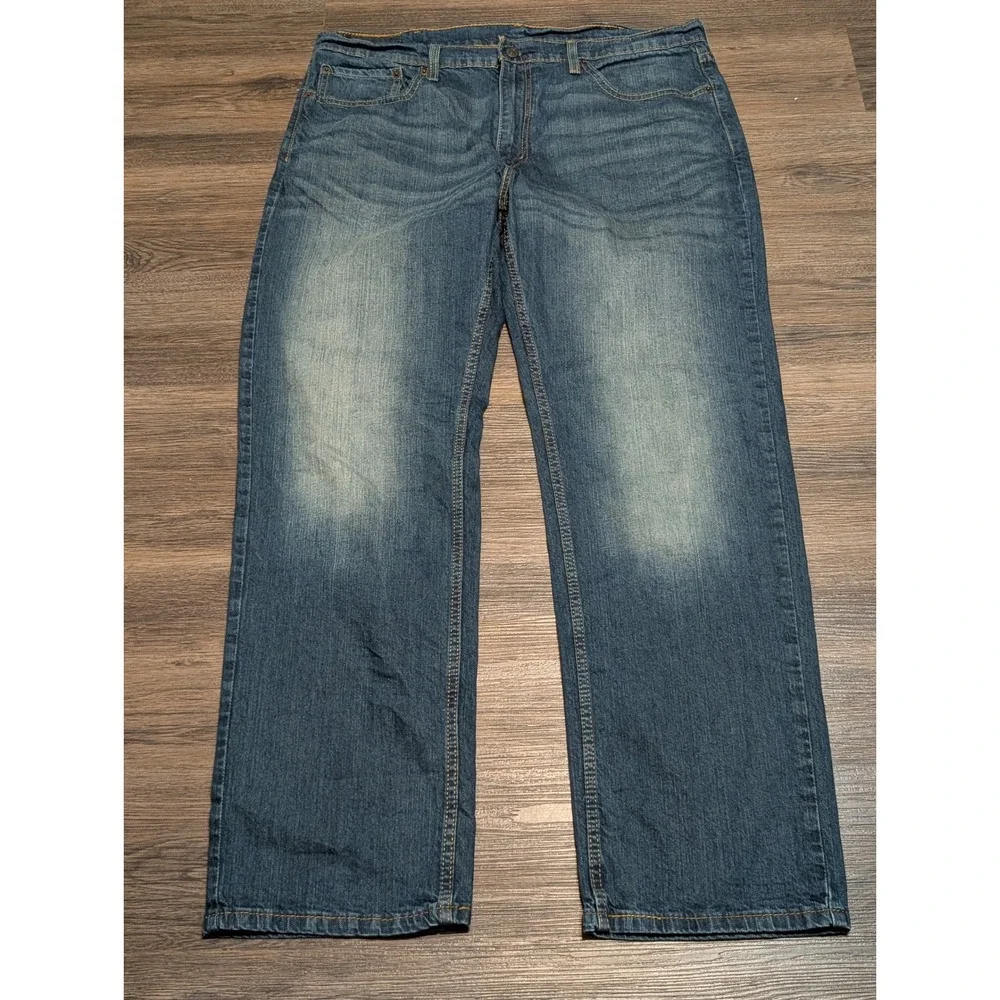 Levis 559 Relaxed Straight Jeans Mens 38x32 Medium Wash Blue Denim 00559-0340‎